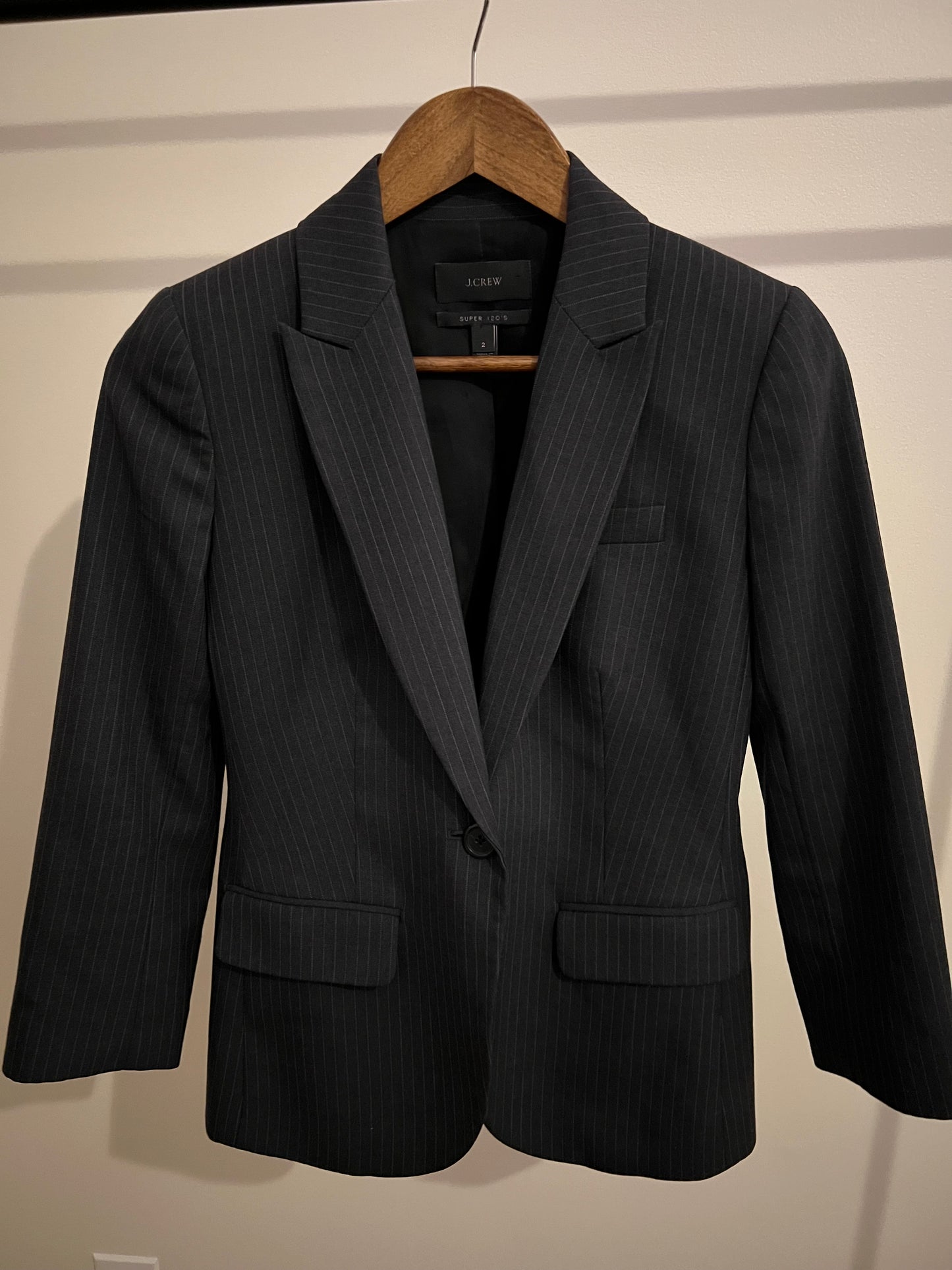 J. Crew Pinstripe Blazer