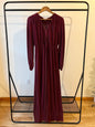 Baltic Born Mulberry Pleated Maxi Dress