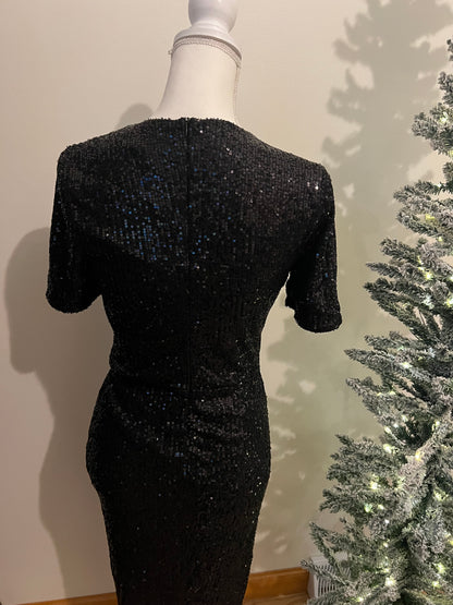 Baltic Born Black Sequined Dress