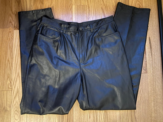 Black Leather Pants